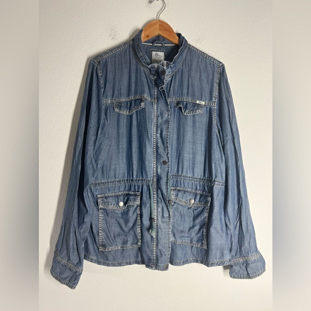 Driver DenimโDenim Blue Jean Trucker Jacket Jacket Size 2XL EuropeanโCollection
